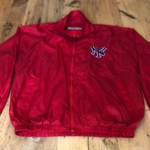 New York Yankees Pro Player Full Zip Windbreaker L